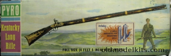 Pyro 1/1 Kentucky Long Rifle Full Size, G195-500 plastic model kit